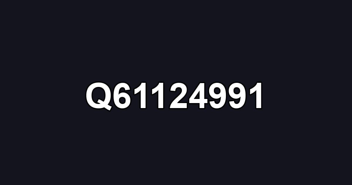 Q61124991