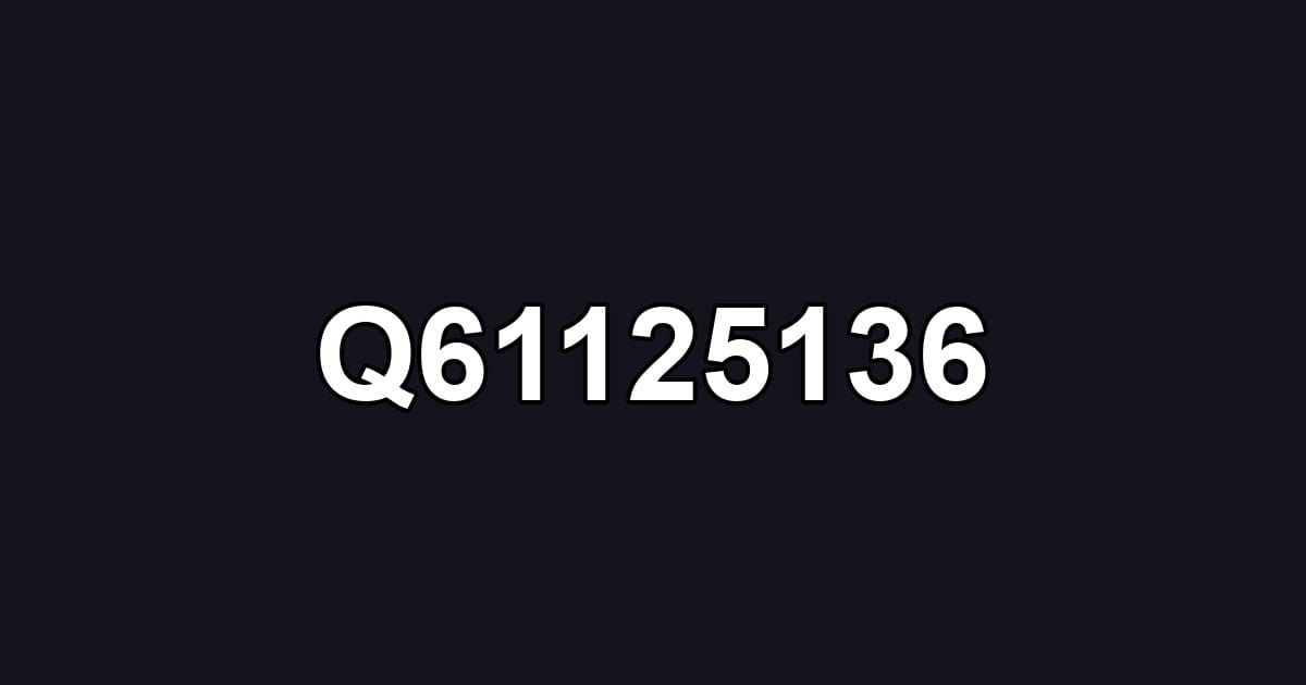 Q61125136