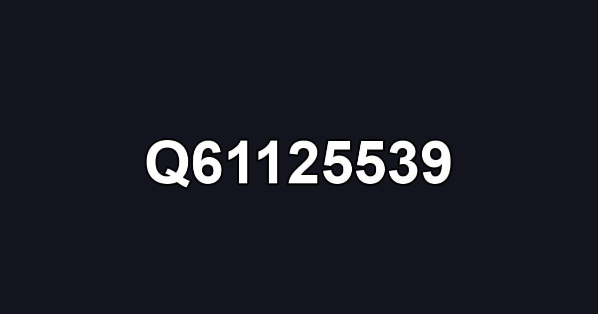 Q61125539