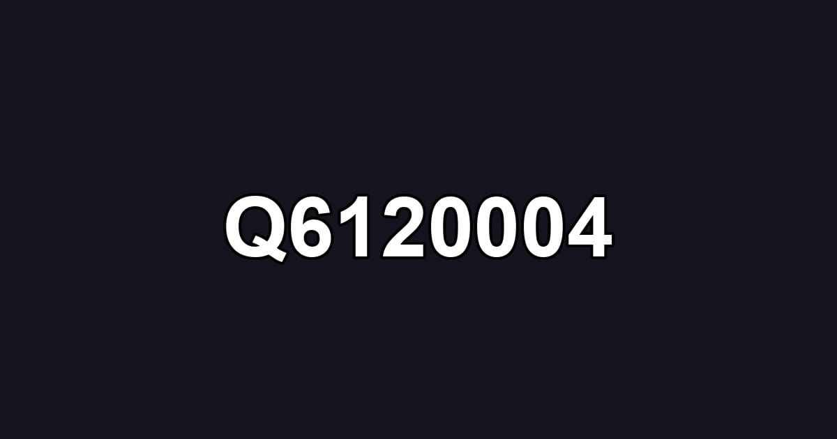 Q6120004