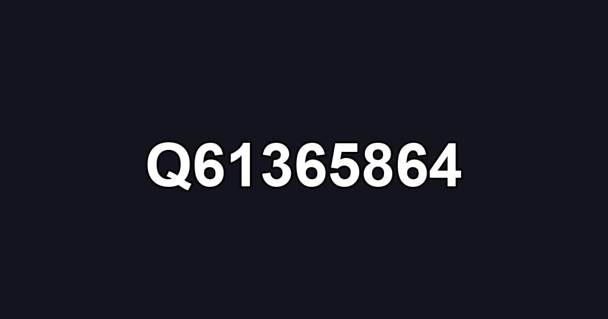 Q61365864