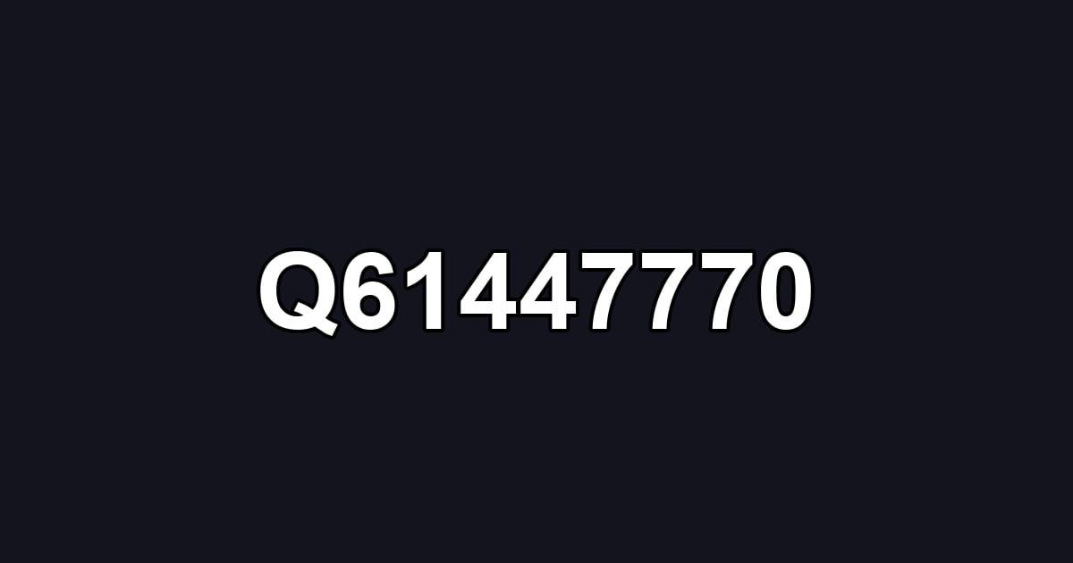 Q61447770