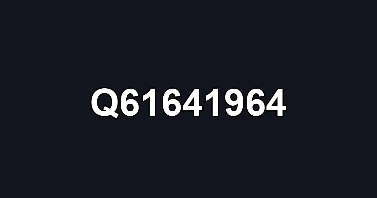Q61641964