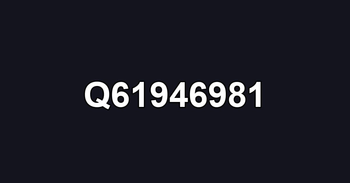 Q61946981