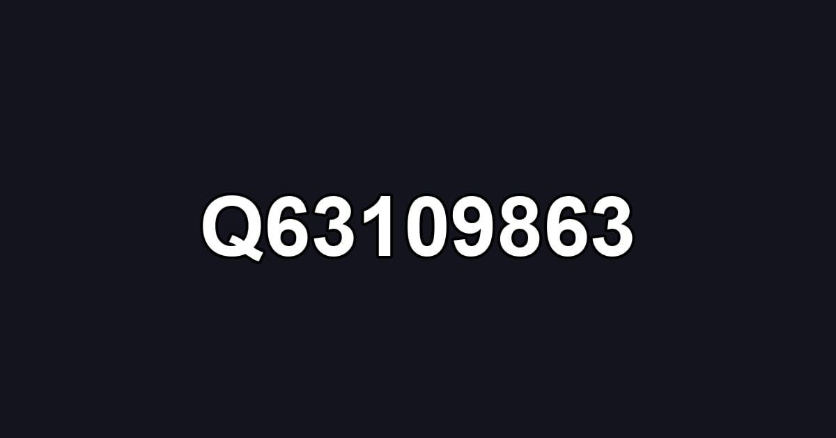 Q63109863