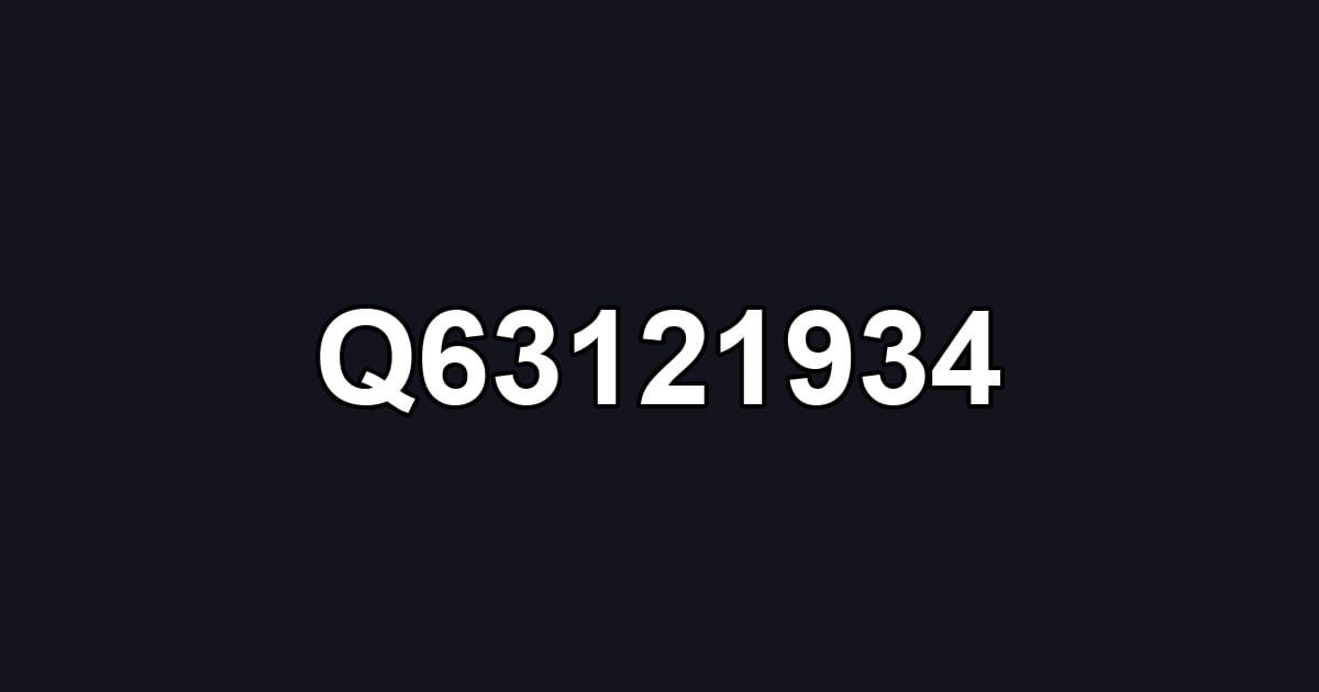 Q63121934