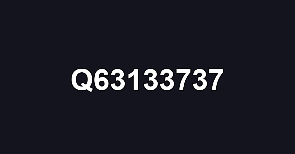 Q63133737