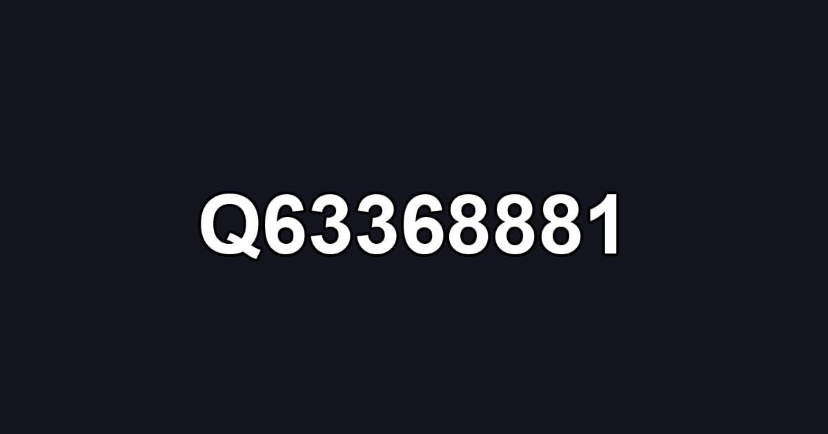 Q63368881
