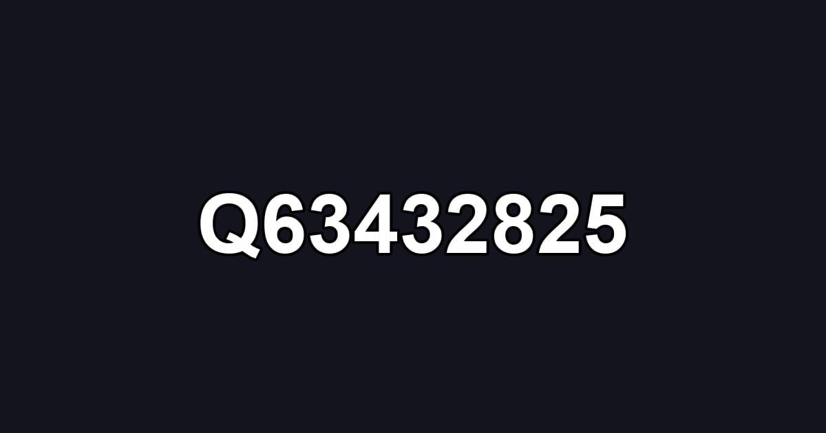 Q63432825
