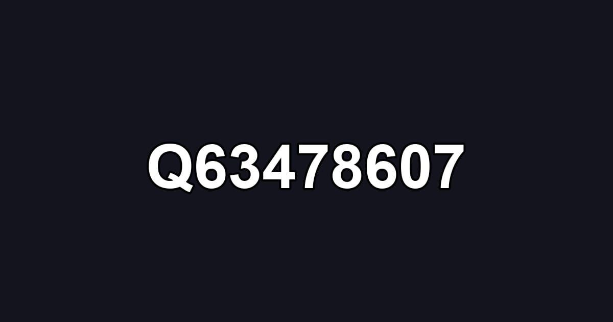 Q63478607