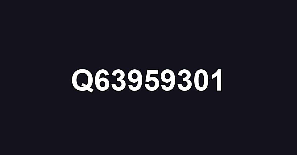 Q63959301