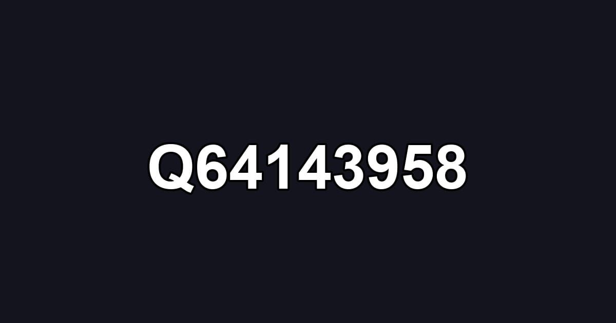Q64143958