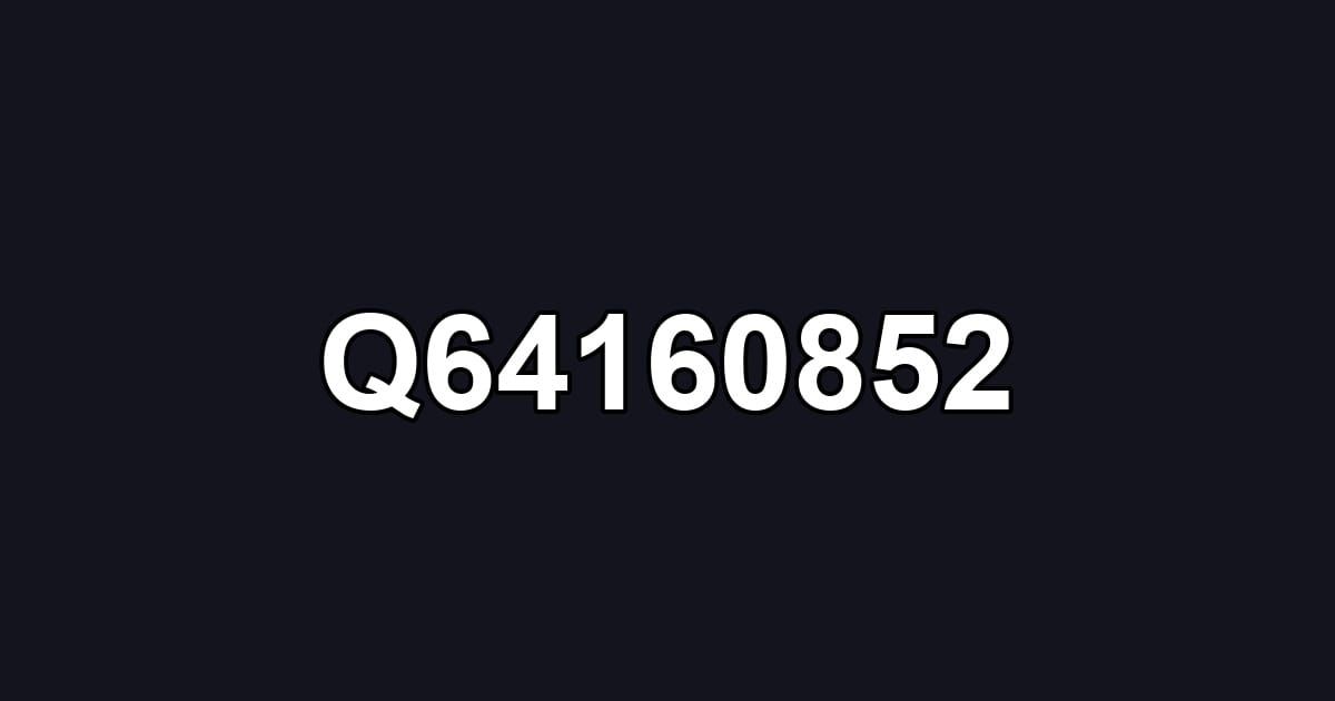 Q64160852