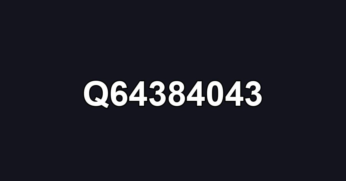 Q64384043