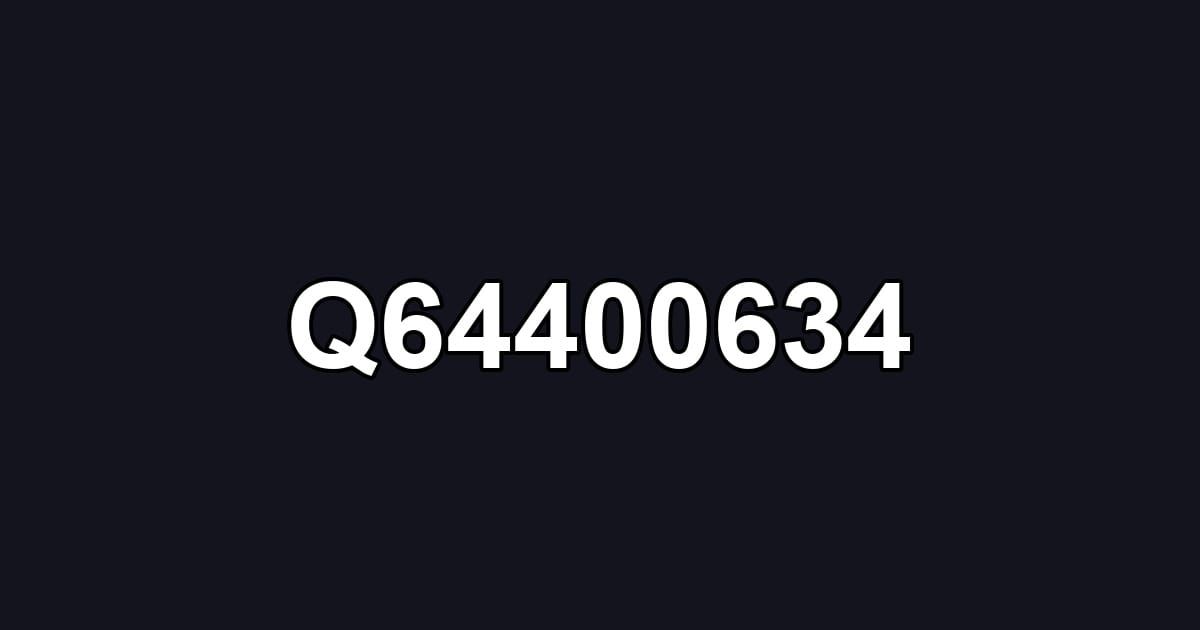 Q64400634