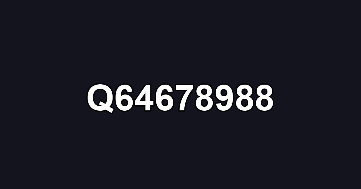 Q64678988