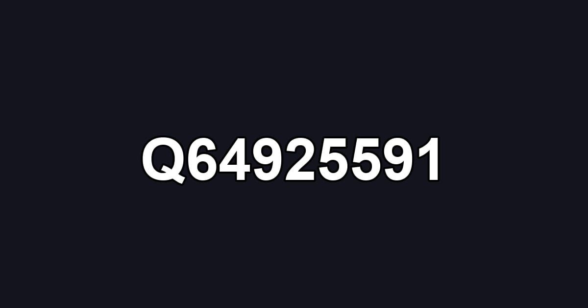 Q64925591
