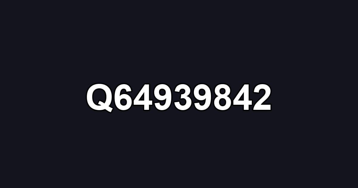 Q64939842