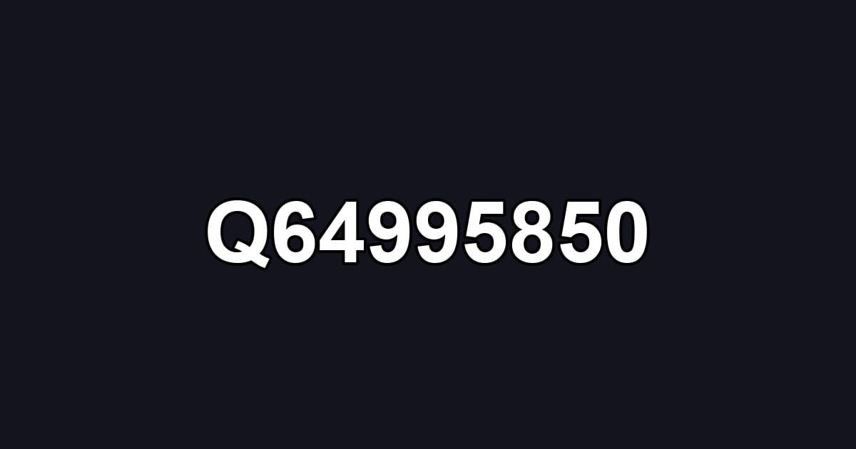 Q64995850