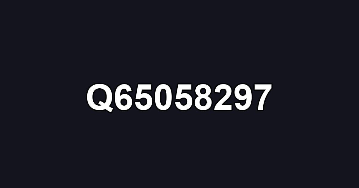 Q65058297