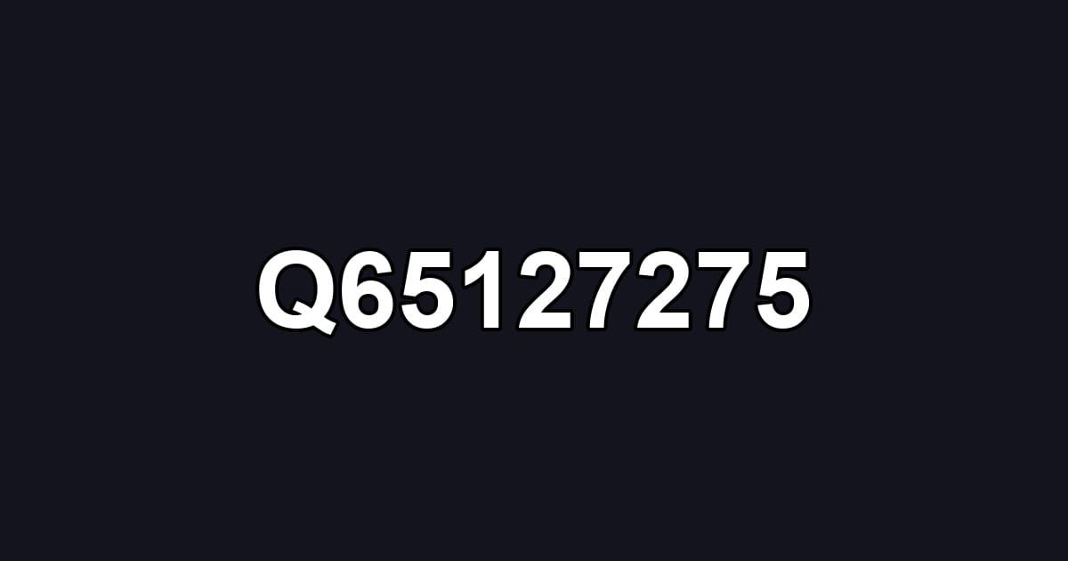 Q65127275