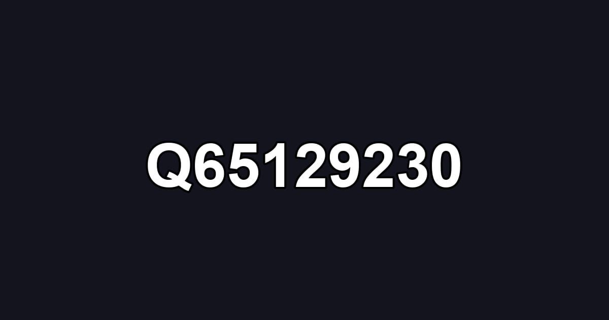 Q65129230