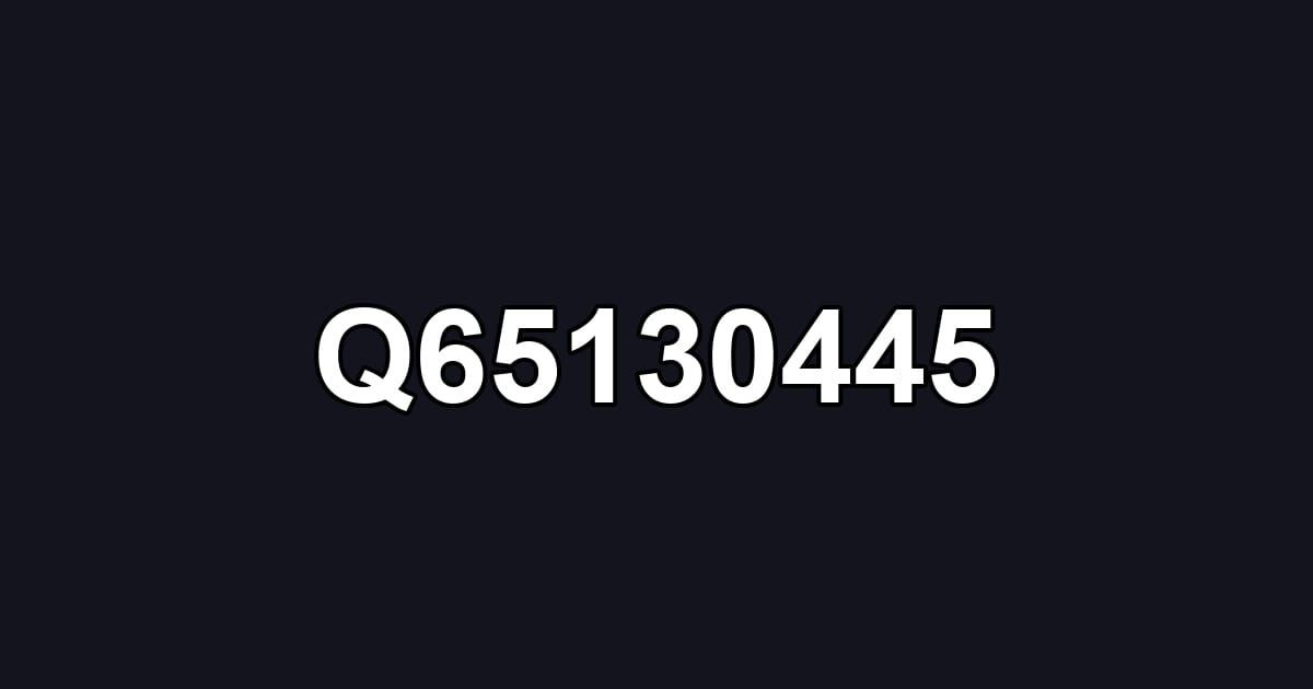 Q65130445