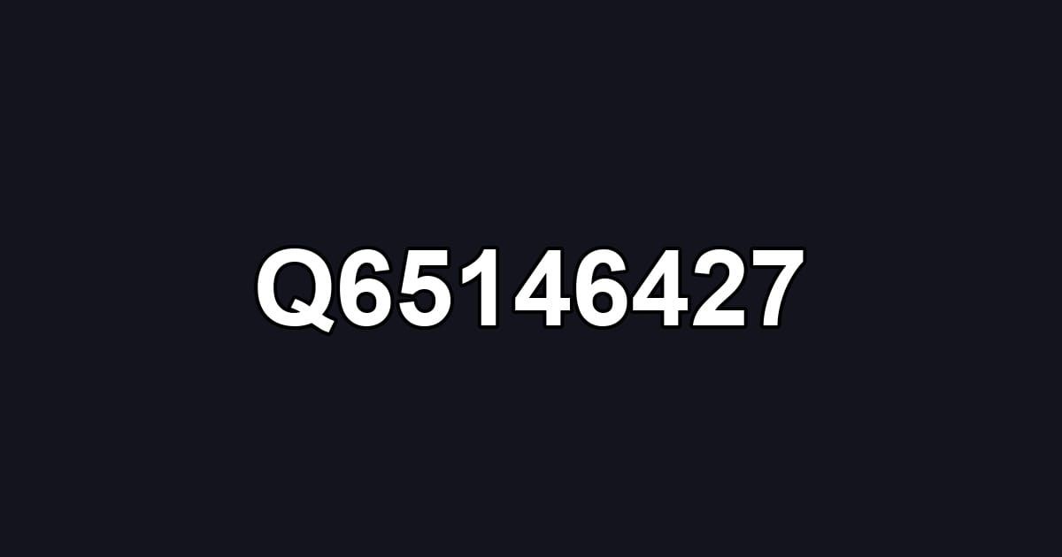Q65146427