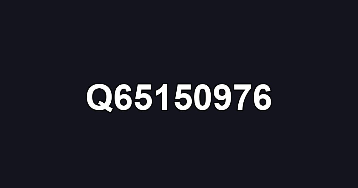 Q65150976