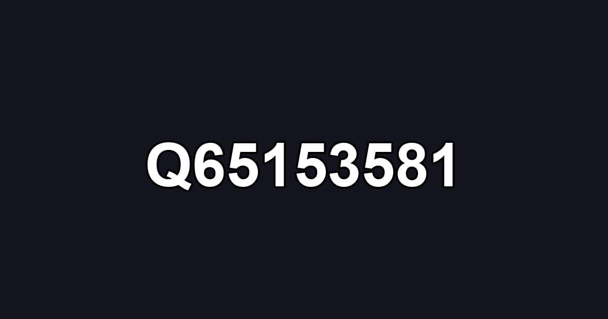 Q65153581