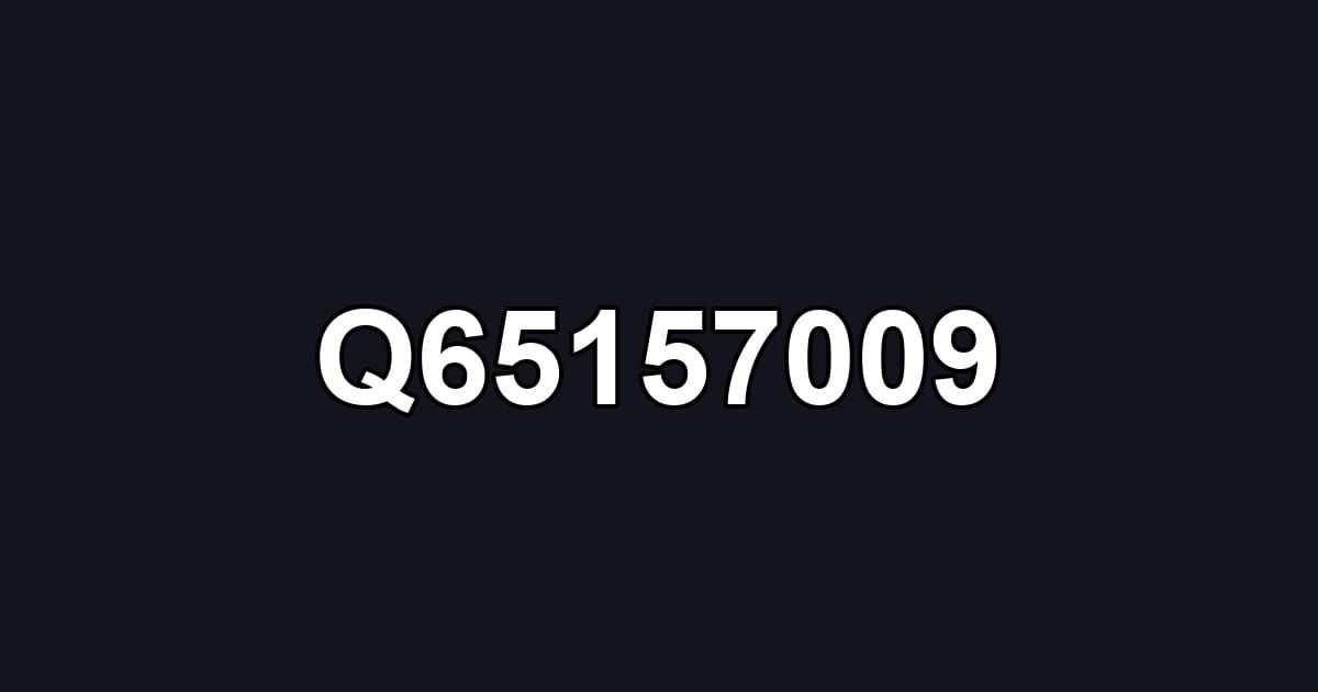 Q65157009