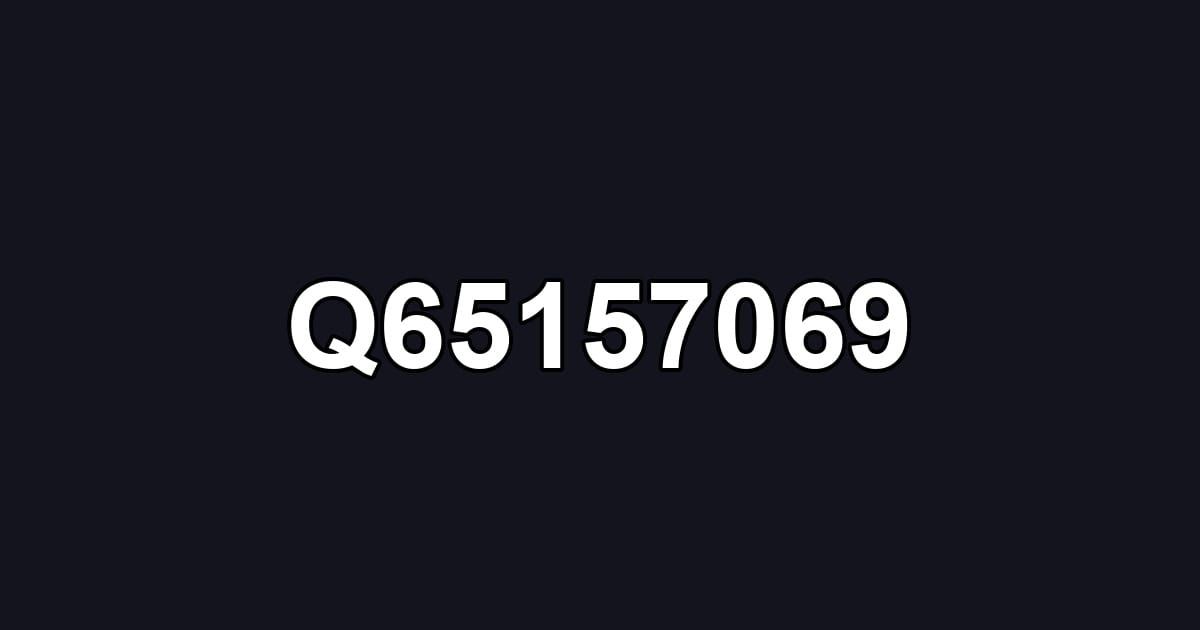 Q65157069