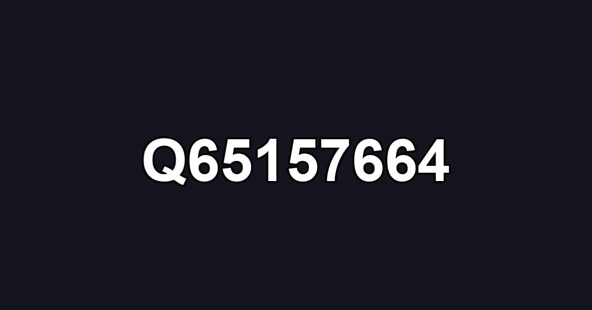 Q65157664