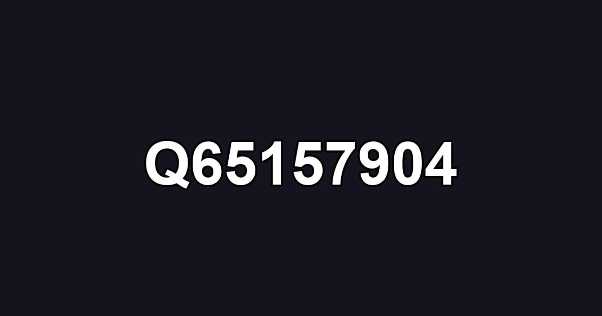 Q65157904