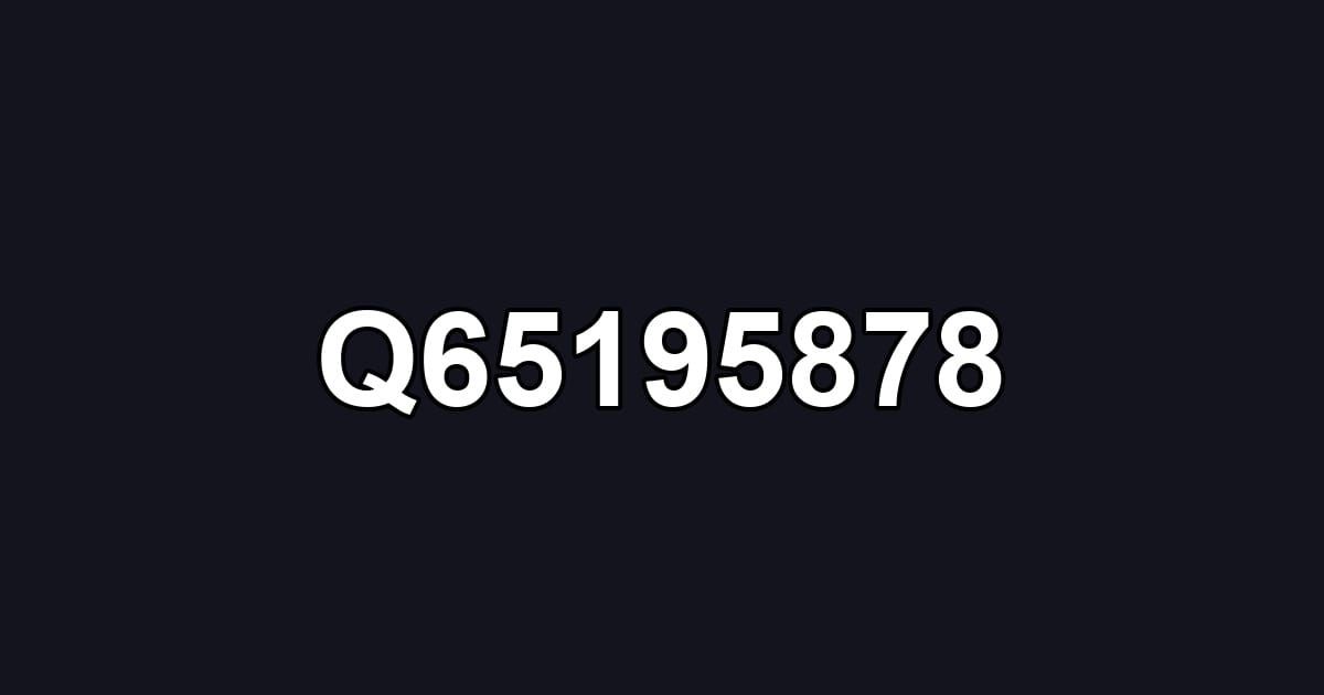 Q65195878