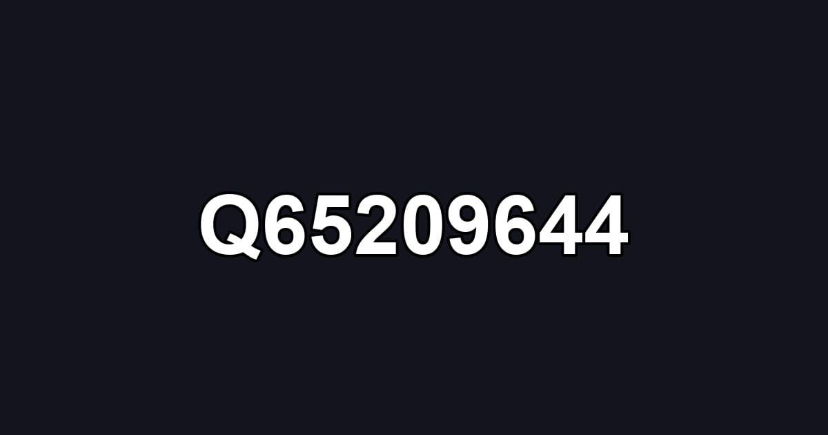 Q65209644