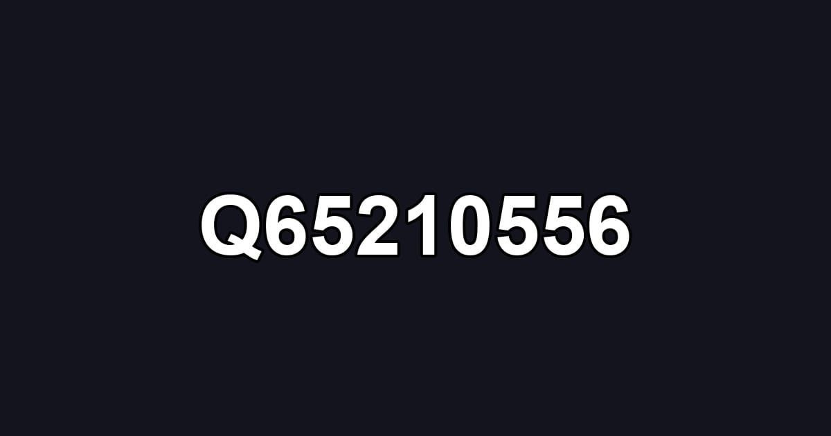 Q65210556