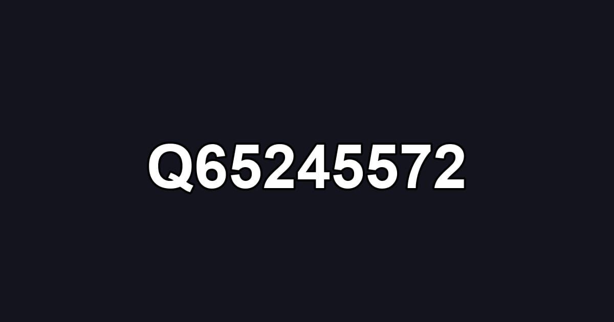 Q65245572
