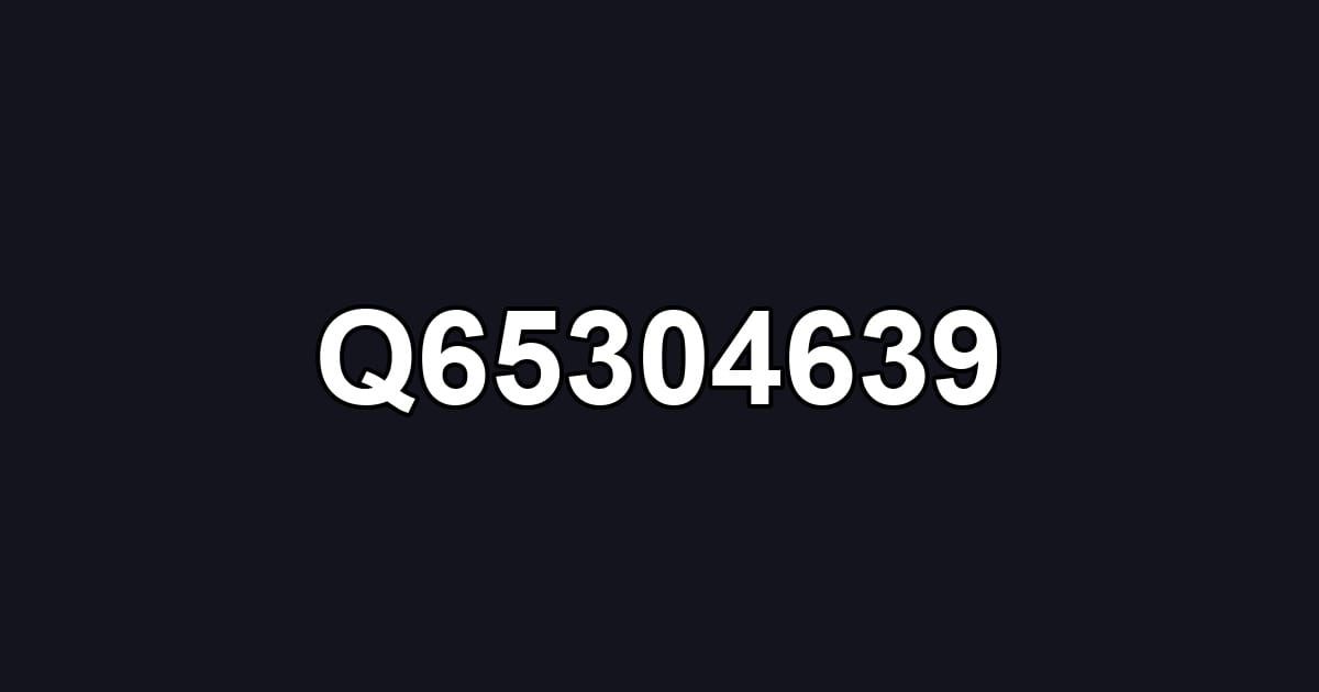 Q65304639