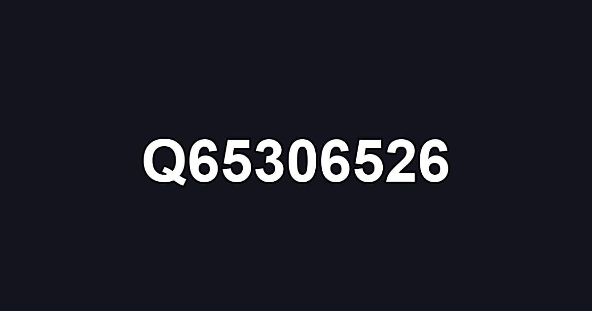 Q65306526