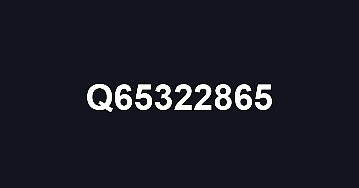 Q65322865