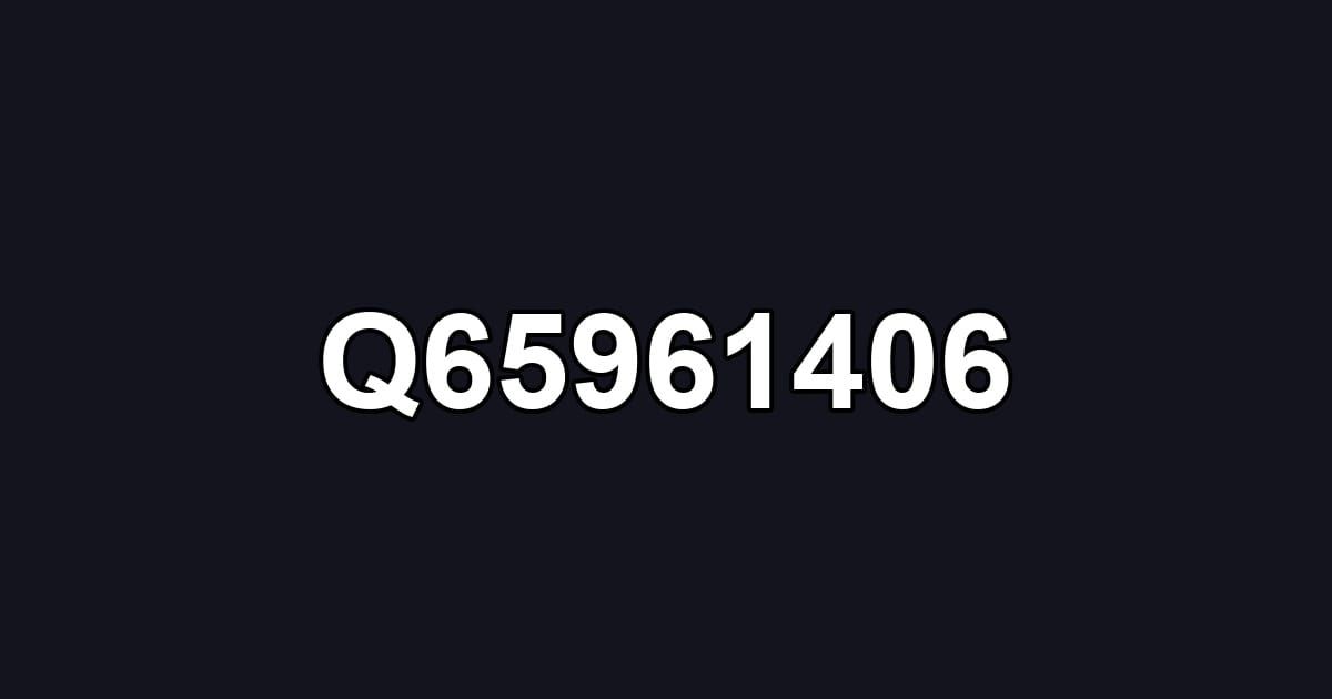 Q65961406