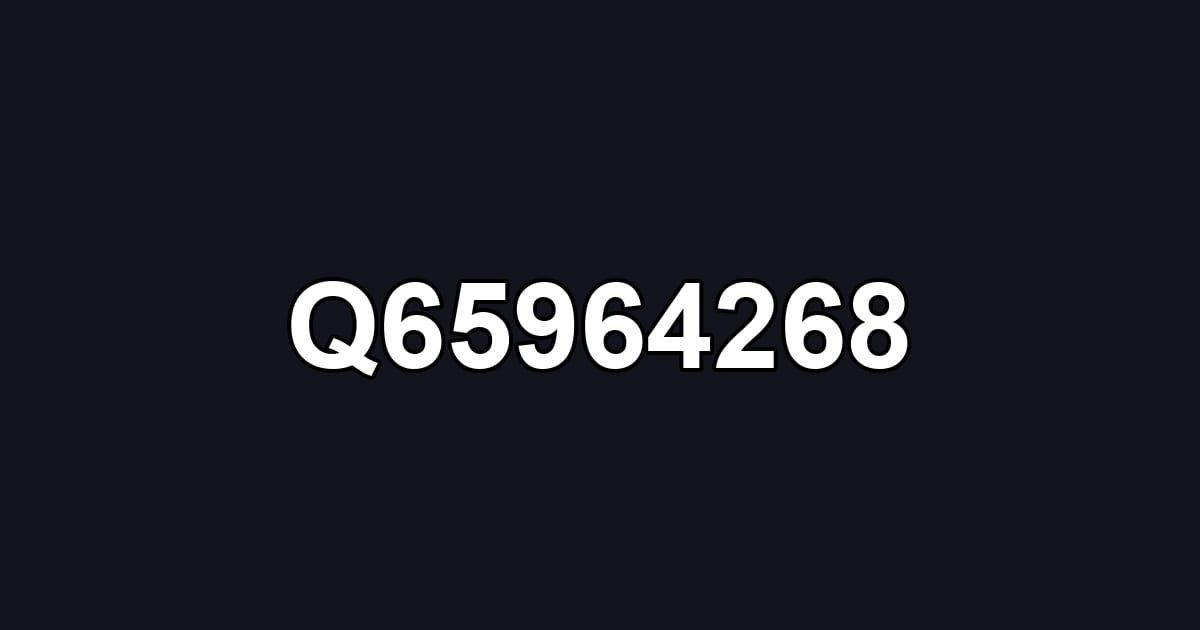 Q65964268