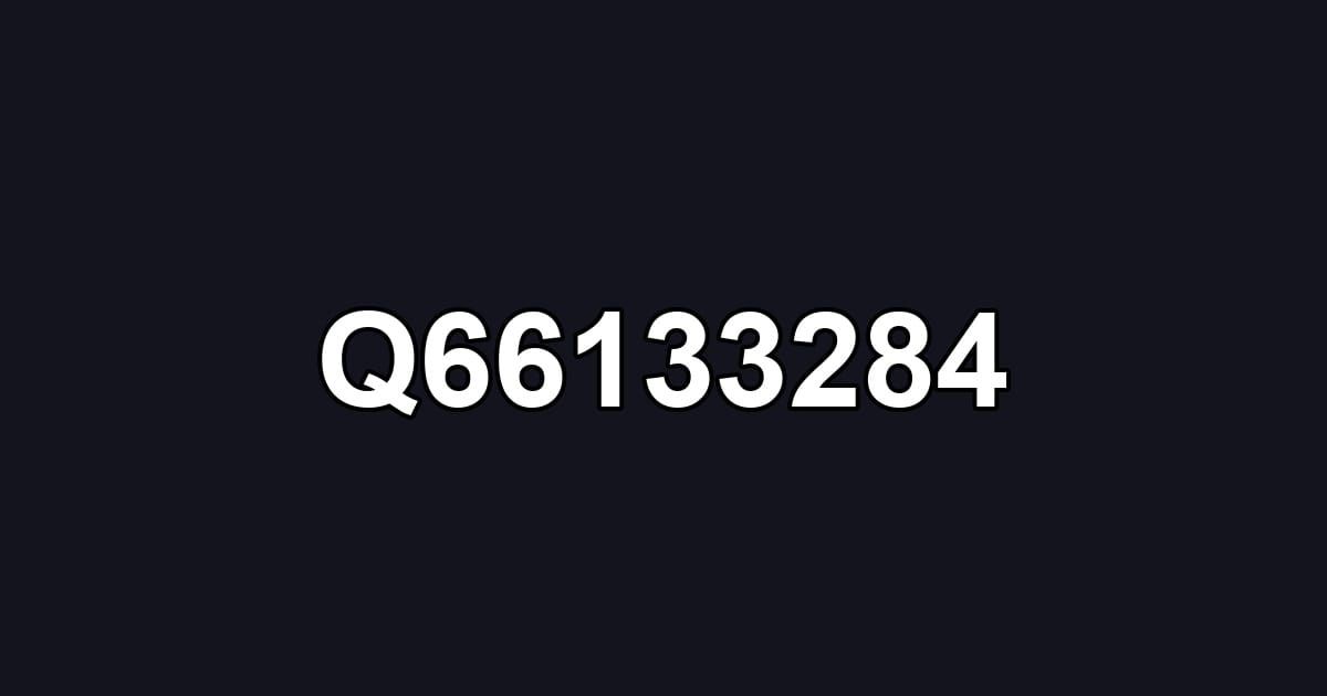Q66133284