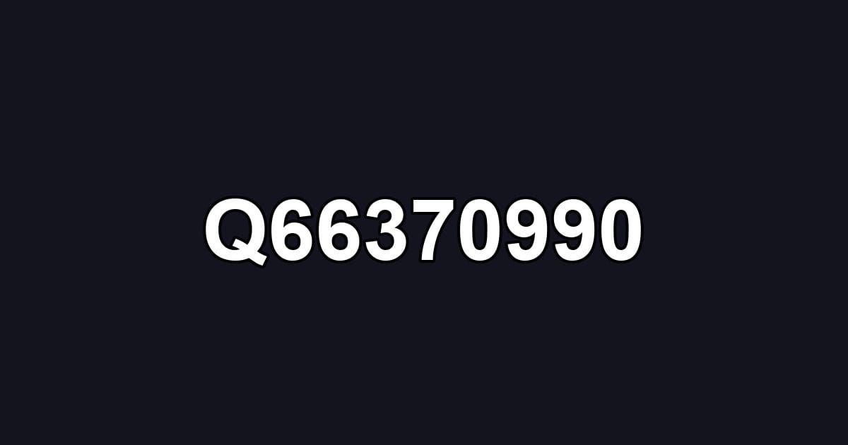 Q66370990
