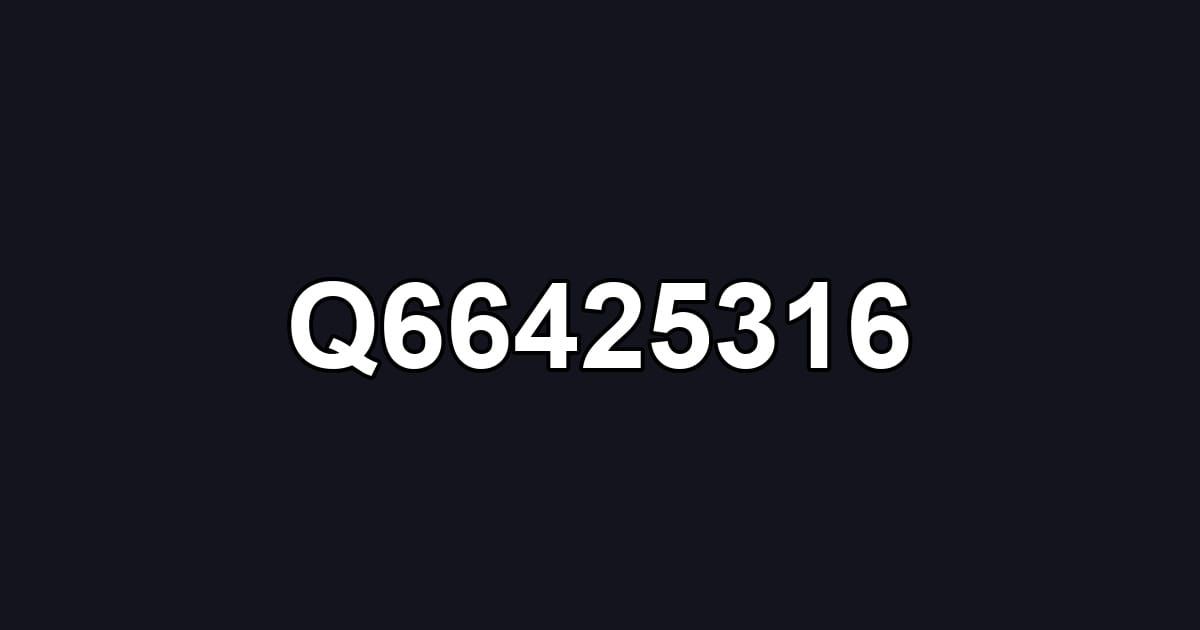 Q66425316