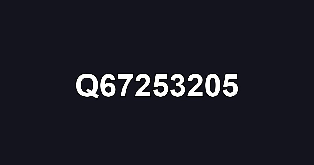 Q67253205