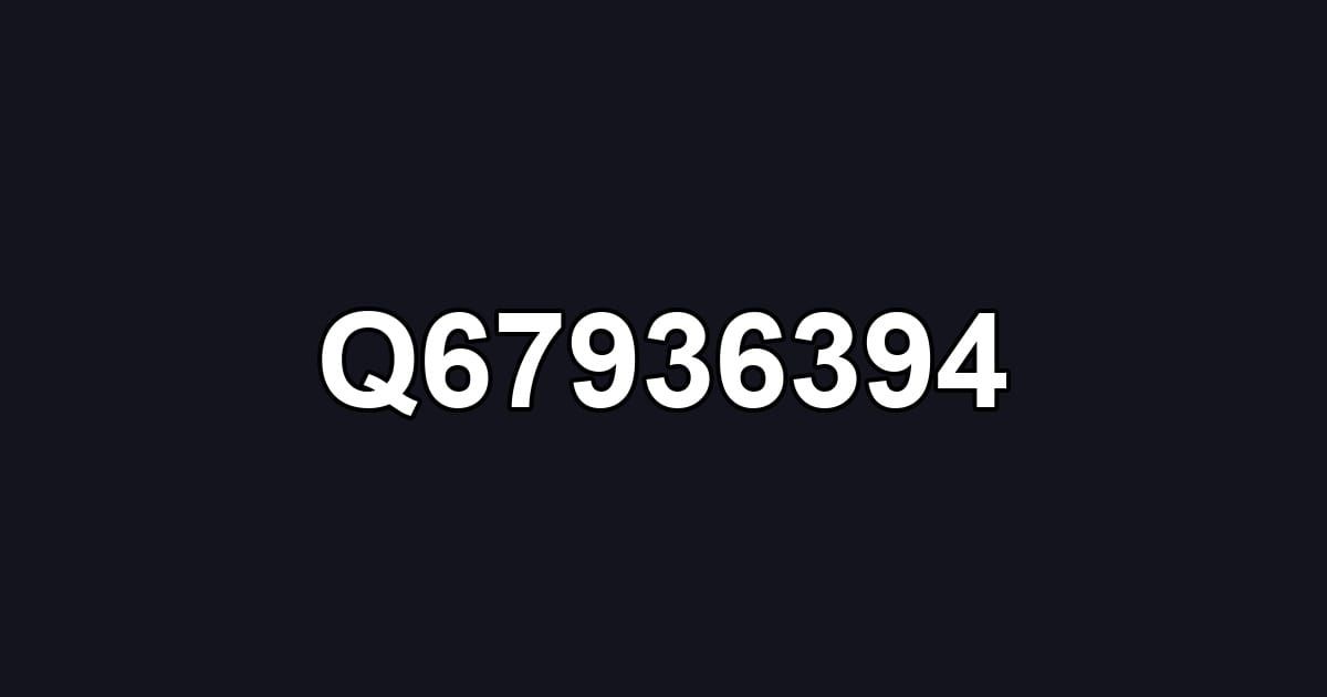 Q67936394