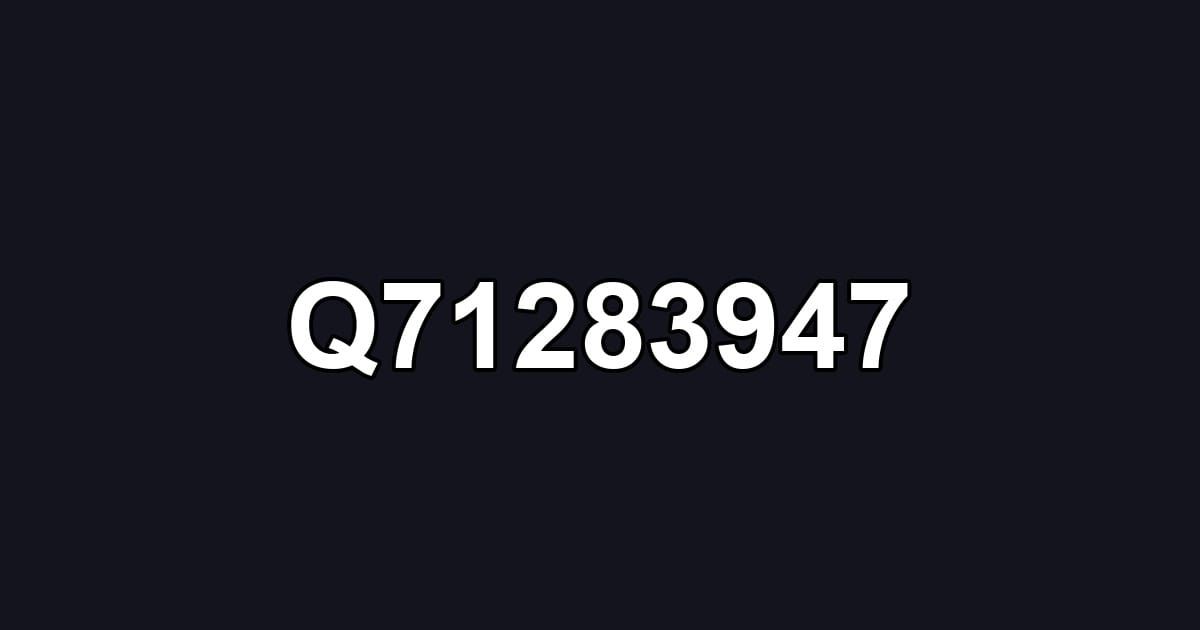 Q71283947