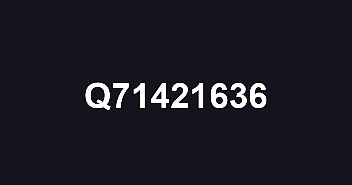Q71421636